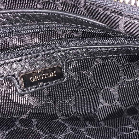 Oroton black leather bag - Picture 3 of 4